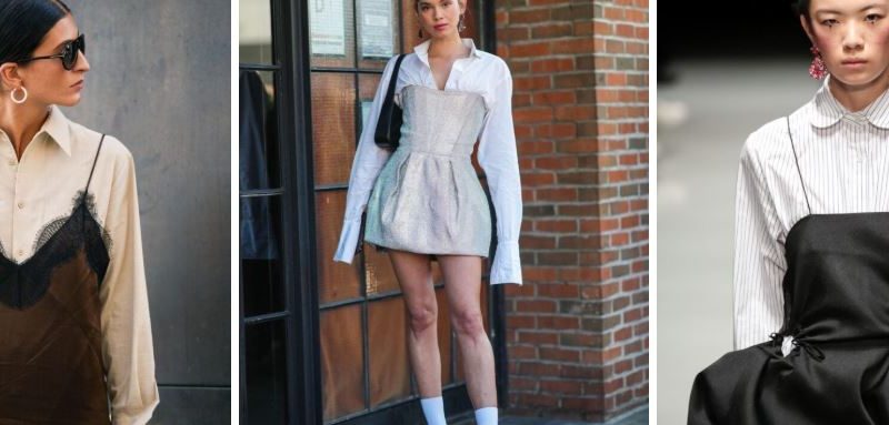 Vestido Sobre Camisa: O Truque de Styling que Domina o Street Style em 2025