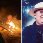 Jato com cantor Rey Vaqueiro a bordo sai da pista e pega fogo durante pouso no RN