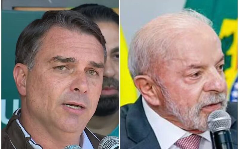 Flávio Bolsonaro lidera por pouco com 42%, enquanto Lula aparece com 41% em pesquisa de 2º turno